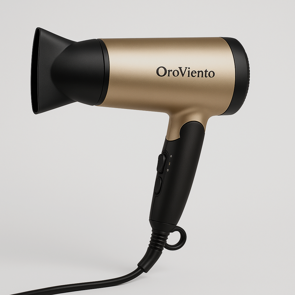 OroViento Secadora de Cabello Iónica de Viaje